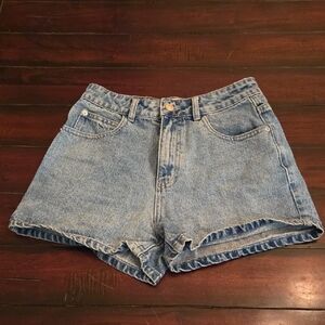 Princess Polly Light Blue Jean Shorts
